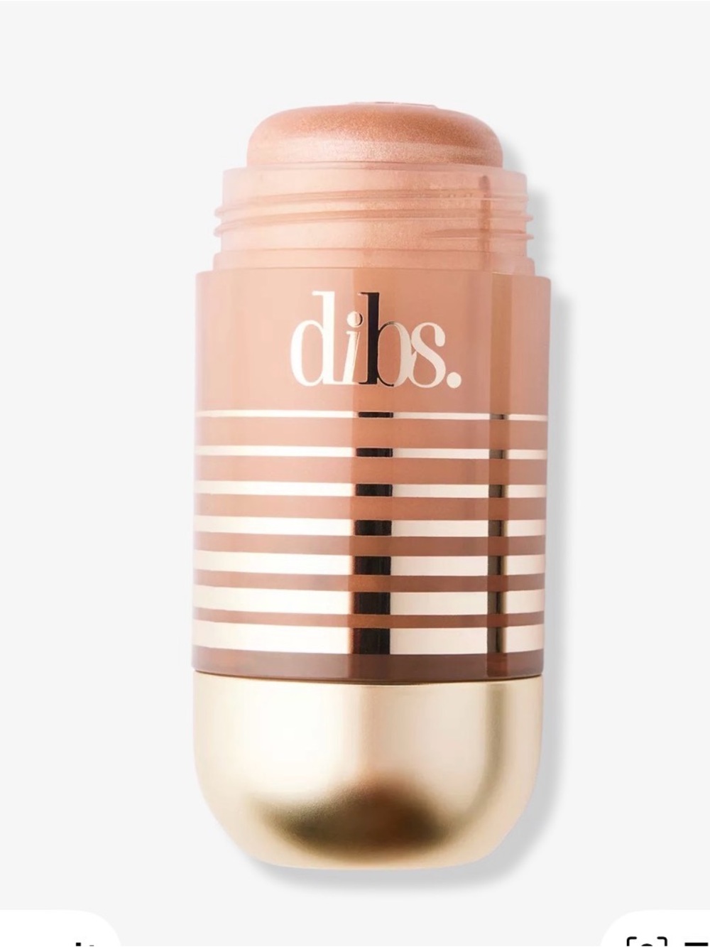 dibs. Cream Highlighter Stick-  Shade High Road Highlight - NIB